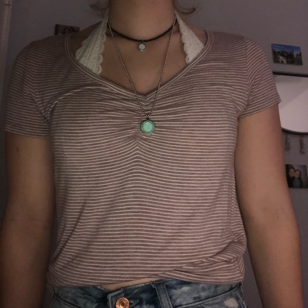 American eagle stripped top